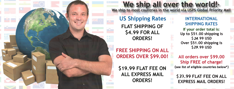 we ship all over the world