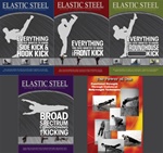 Kick Master Combo - RoundHouse Kick DVD, Side & Hook Kick DVD, Front Kick DVD with FREE Broad Spectrum DVD and Power of One Book!